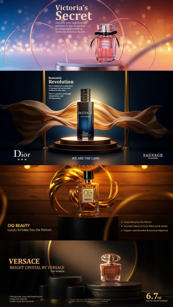 Perfume Advertising Designs